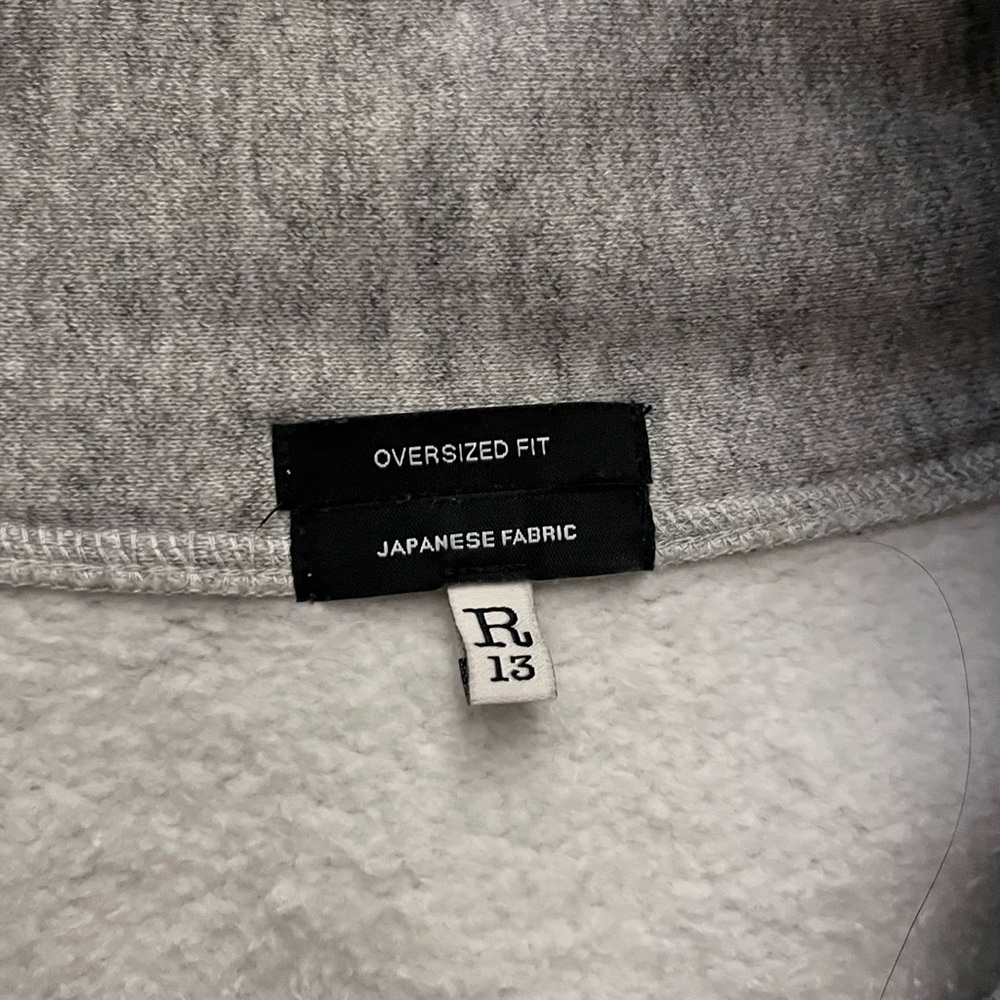 R13 Funnel neck Cropped Popover - Picture 4 of 6